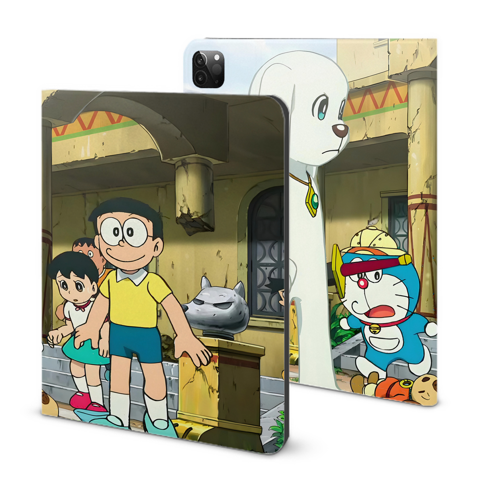 （画像用） ドラえもん Doraemon IPadケース ペンホルダー付き ブックスタイルデザイン